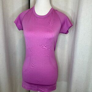 Lululemon Short Sleeve Swiftly Size 6 Magenta Glow